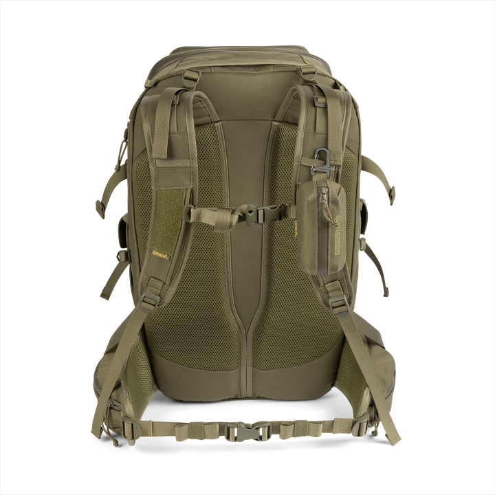 Grayl® Mission Expanse Backpack - 35L / Back View / Olive Drab