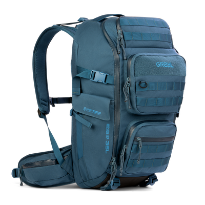 Grayl® Mission Expanse Backpack - 35L / Standard View / Wander Blue