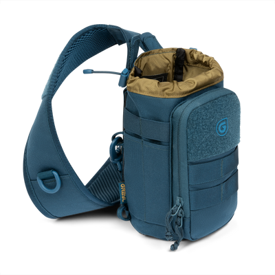 Grayl® Mission Water Bottle Sling (Empty) - 1.7L / Standard View / Wander Blue