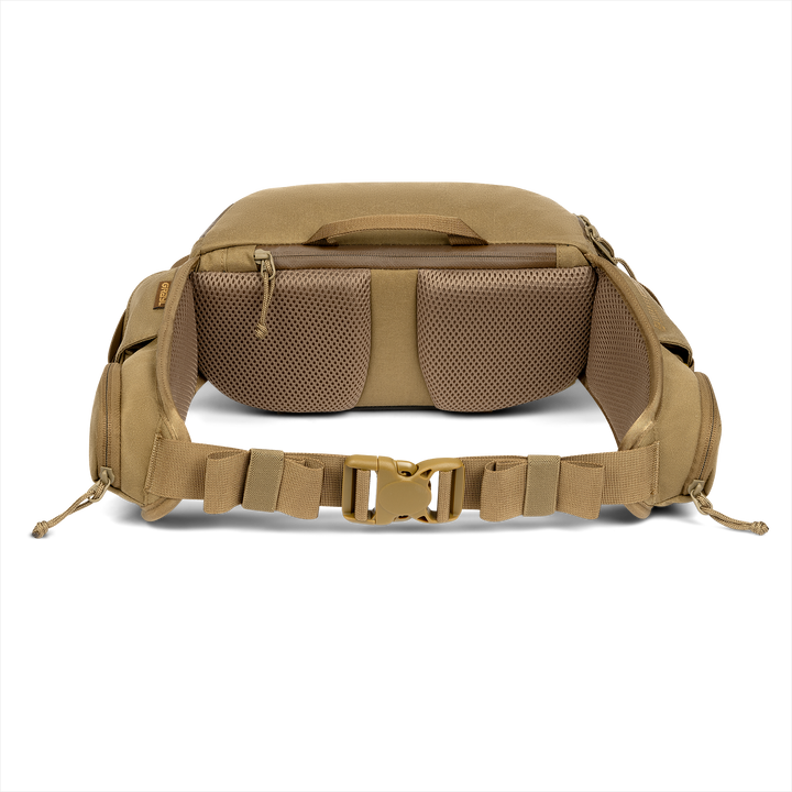 Grayl® Mission Hip Pack - 2.5L / Back View / Coyote Brown
