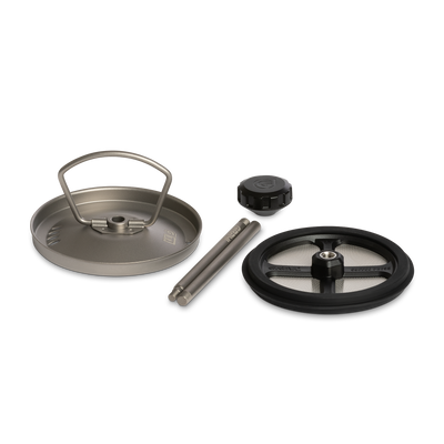 Grayl GeoPress Titanium Coffee Press Kit - Parts / PLUS COOK LID (V2) / Natural