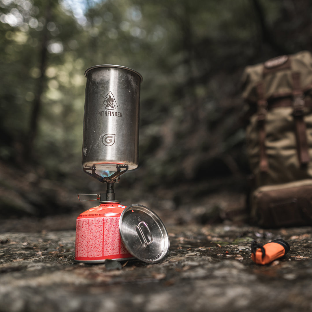 The Grayl Ti Stove is the perfect backpacker's companion.