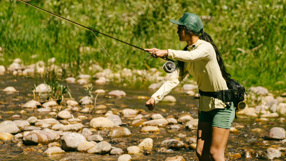 On the river with Grayl. The perfect fishing companion.