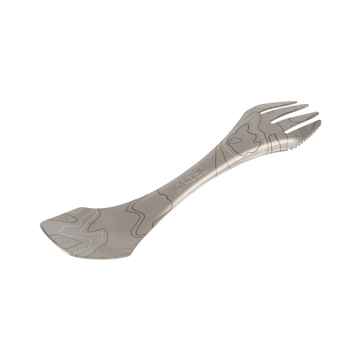 Grayl Ti Spork – 170mm / Standard View / Titanium