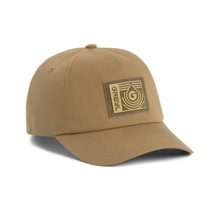Tactical Ripstop Cotton Droplet Hat / Standard View / Coyote Brown