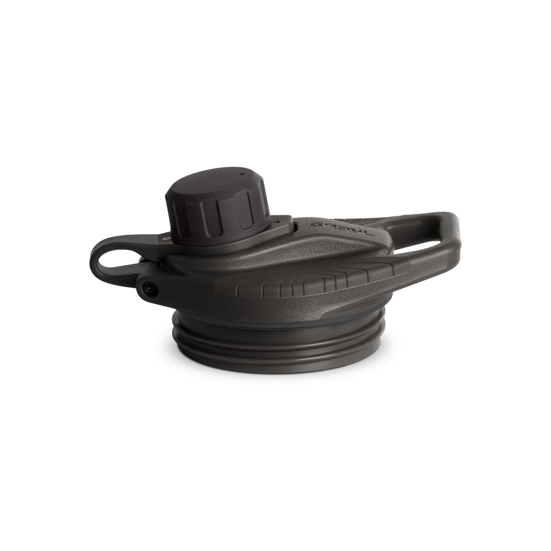 Grayl® GeoPress Titanium Replacement Drink-Thru Cap | Side View / Covert Black