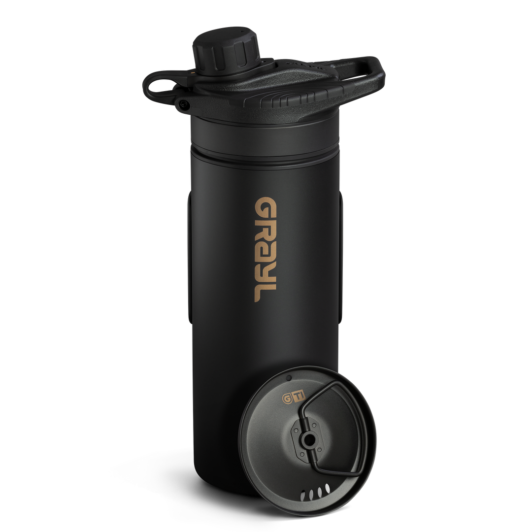 24oz GeoPress® Ti Purifier - Black – GRAYL® 24oz GeoPress® Ti Purifier - Black – GRAYL®