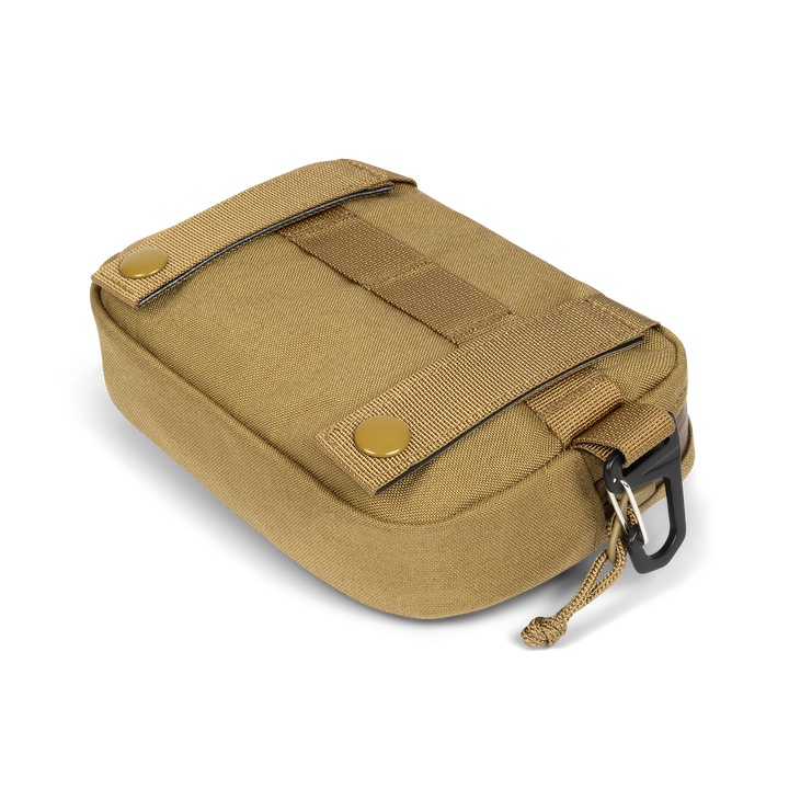 Grayl® G-Mod Flat Molle Pouch - L / Backside View / Coyote Brown