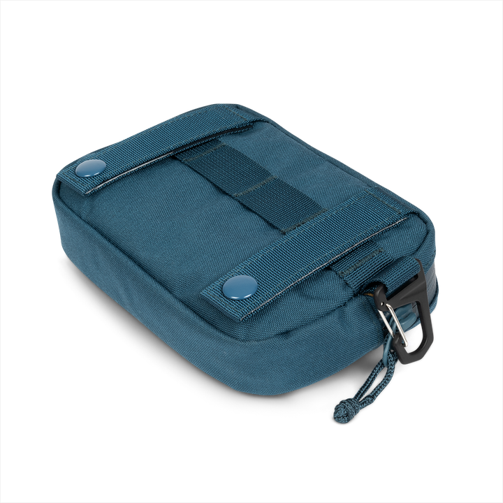 Grayl® G-Mod Flat Molle Pouch - L / Backside View / Wander Blue