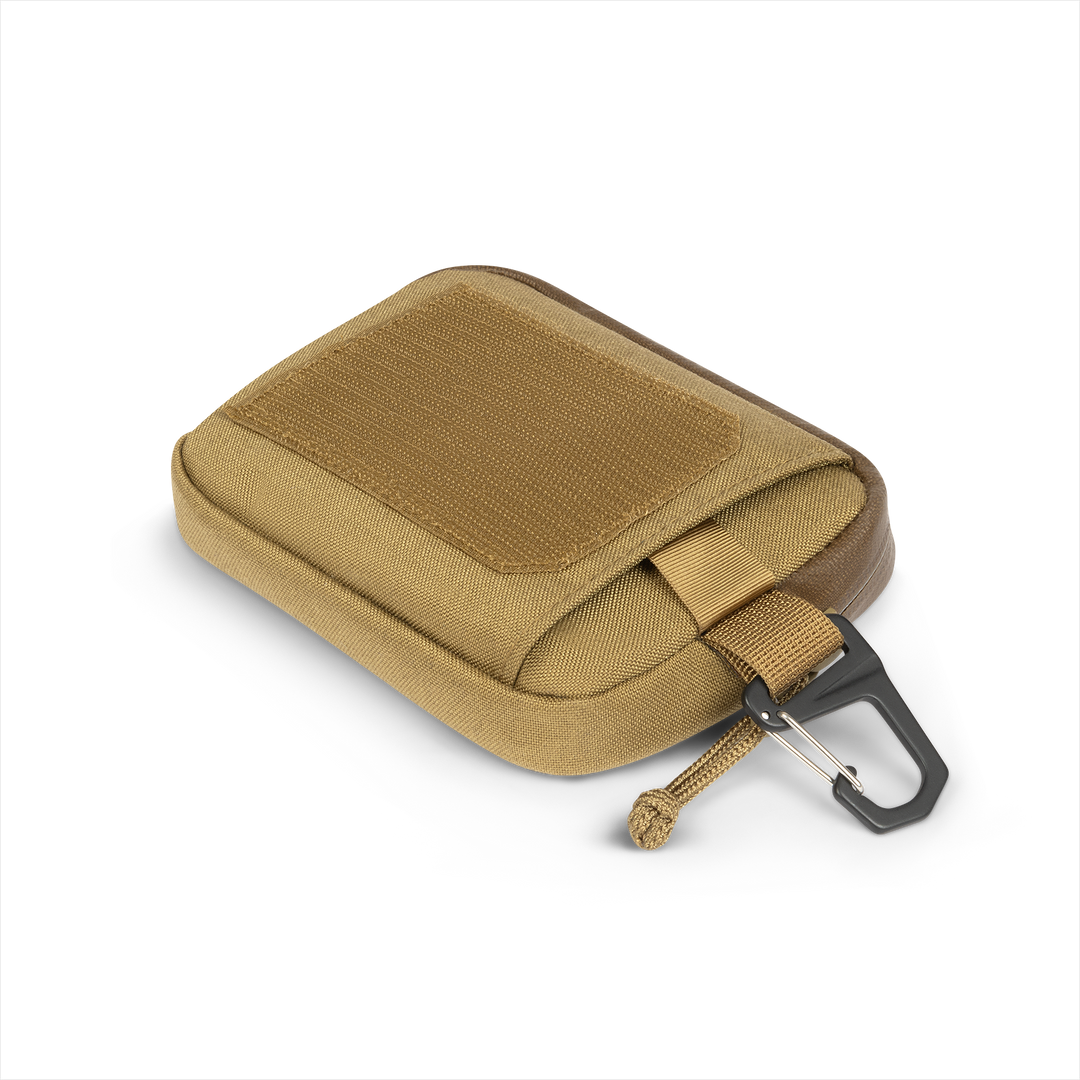 Grayl® G-MOD Flat Pouch - Medium / Back View Velcro / Coyote Brown