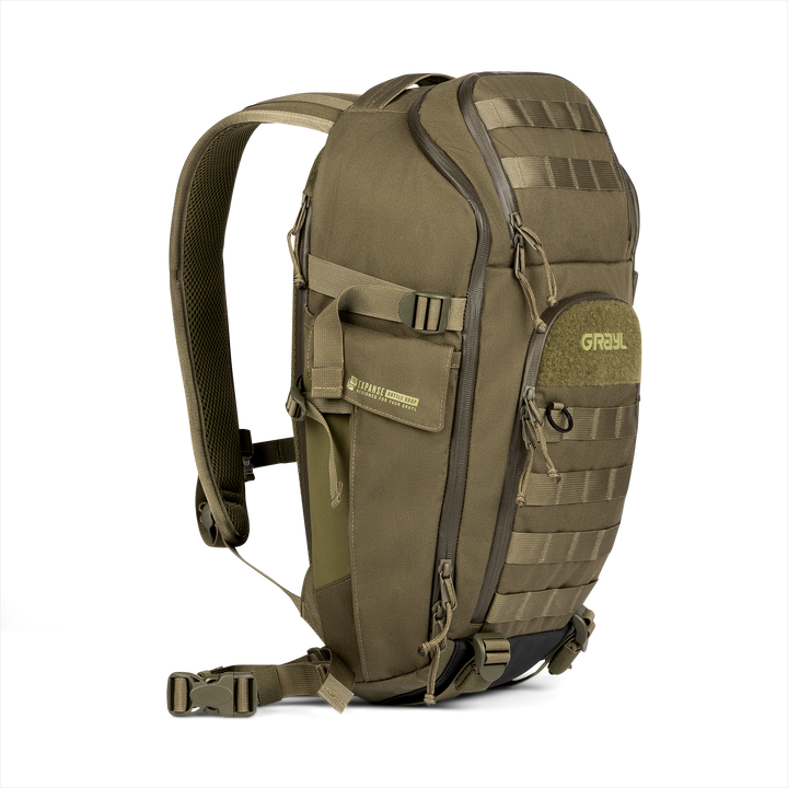 Grayl® Mission Expanse Backpack - 25L / Standard View / Olive Drab