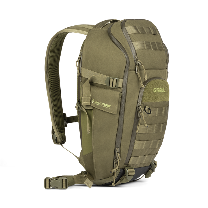 Grayl® Mission Expanse Backpack - 25L / Standard View / Olive Drab