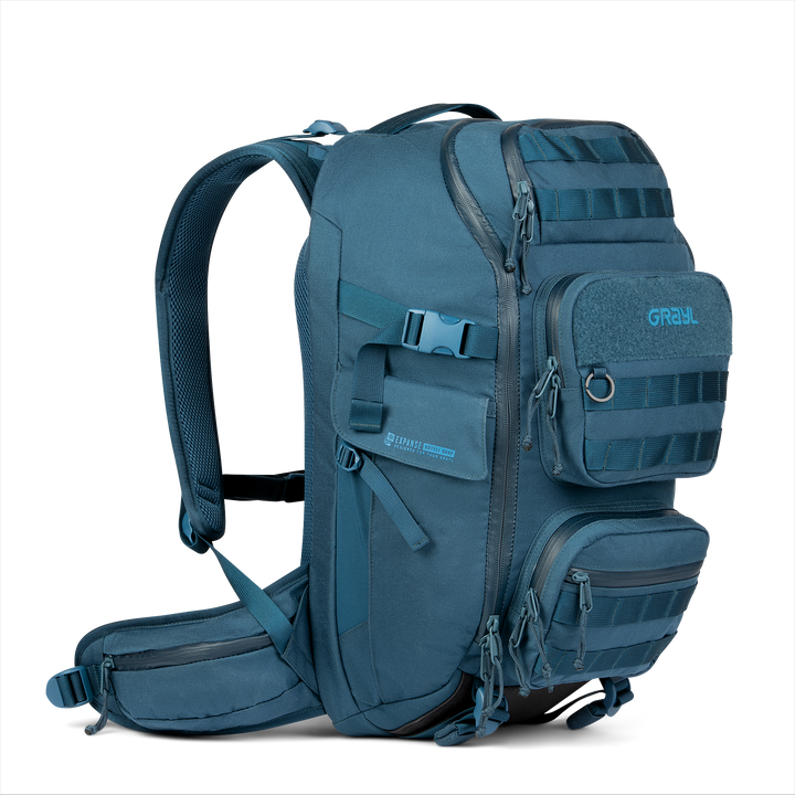 Grayl® Mission Expanse Backpack - 30L / Standard View / Wander Blue