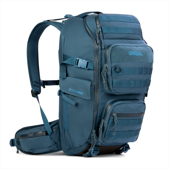 Grayl® Mission Expanse Backpack - 35L / Standard View / Wander Blue