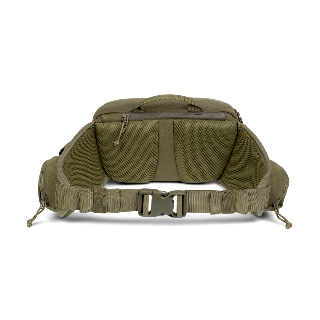 Grayl® Mission Hip Pack - 2L / Back View / Olive Drab