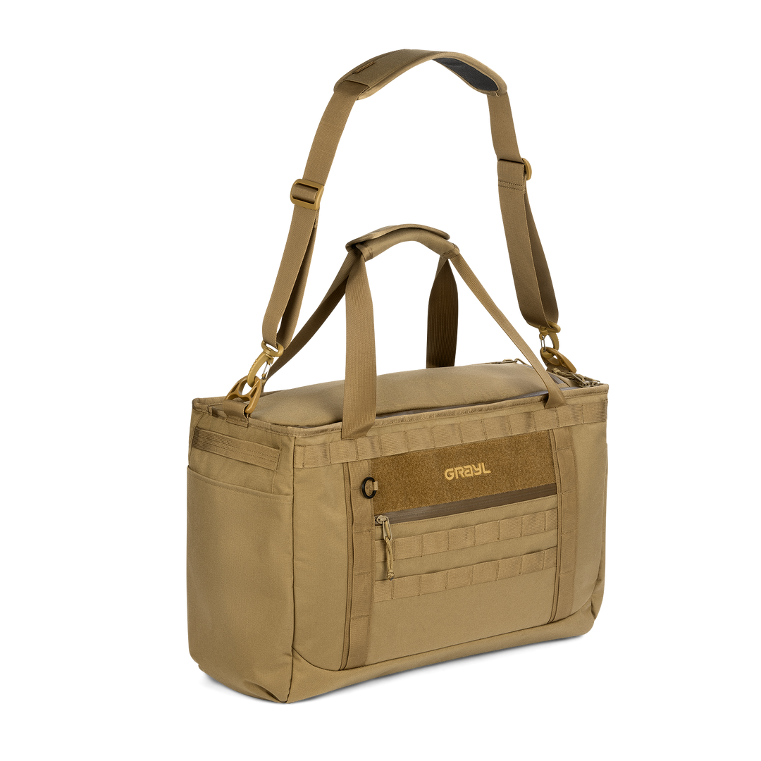 Grayl® Mission Tote - 45L / Standard View / Coyote Brown