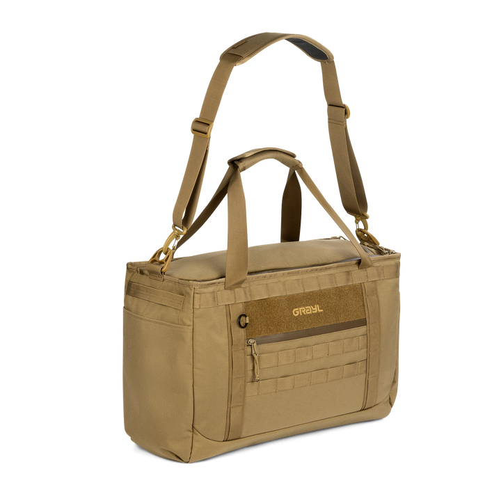 Grayl® Mission Tote - 45L / Standard View / Coyote Brown