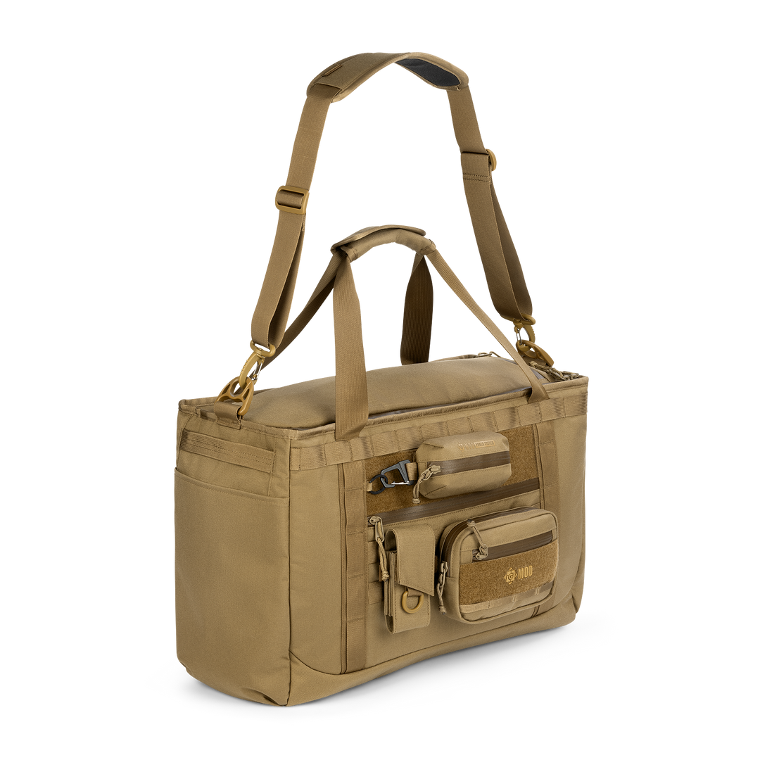 Grayl® Mission Tote - 45L / Standard View with G-Mods / Coyote Brown