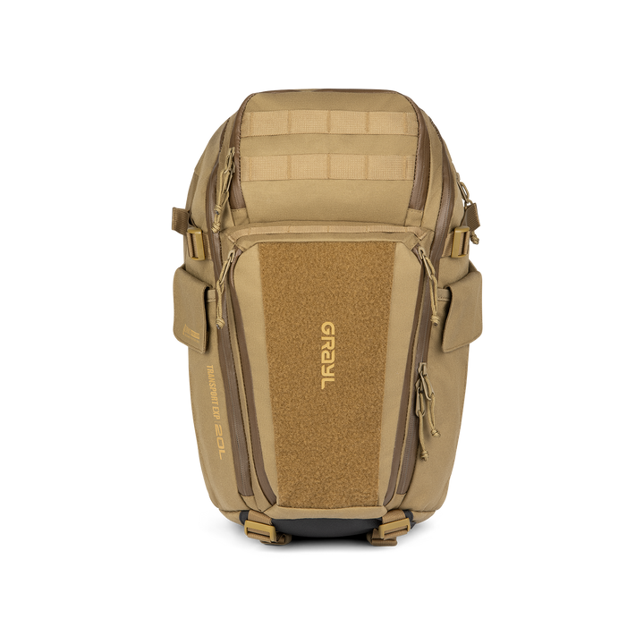 Grayl® Transport Expanse Backpack - 20L / Straight View / Coyote Brown