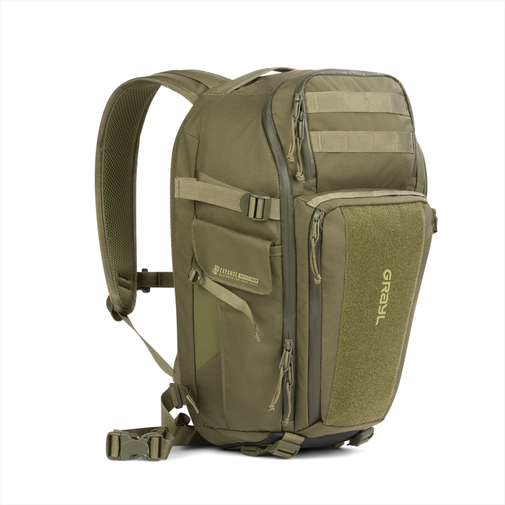 Grayl® Transport Expanse Backpack - 20L / Standard View / Olive Drab