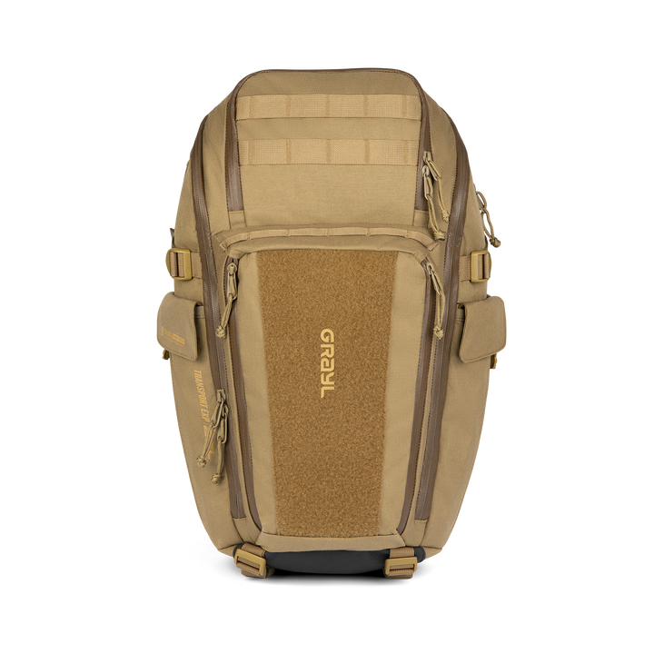 Grayl® Transport Expanse Backpack - 25L / Straight View / Coyote Brown