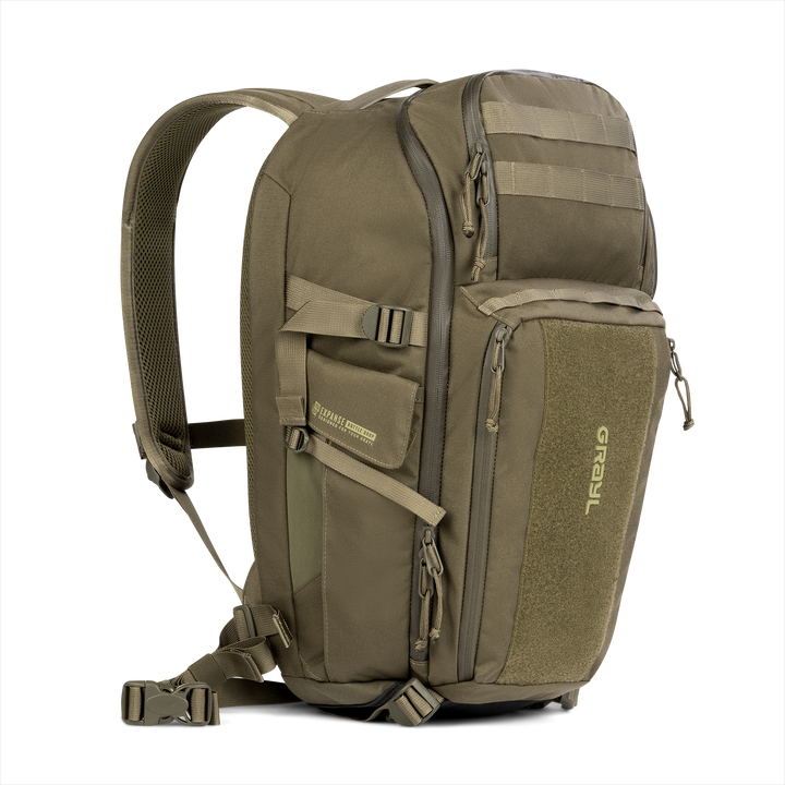 Grayl® Transport Expanse Backpack - 25L / Standard View / Olive Drab