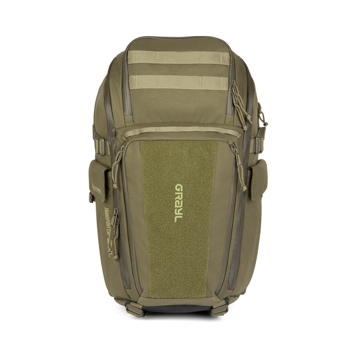 Grayl® Transport Expanse Backpack - 25L / Straight View / Olive Drab