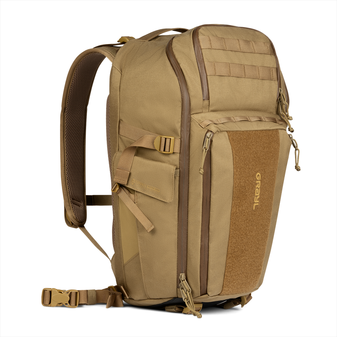 Grayl® Transport Expanse Backpack - 30L / Standard View / Coyote Brown