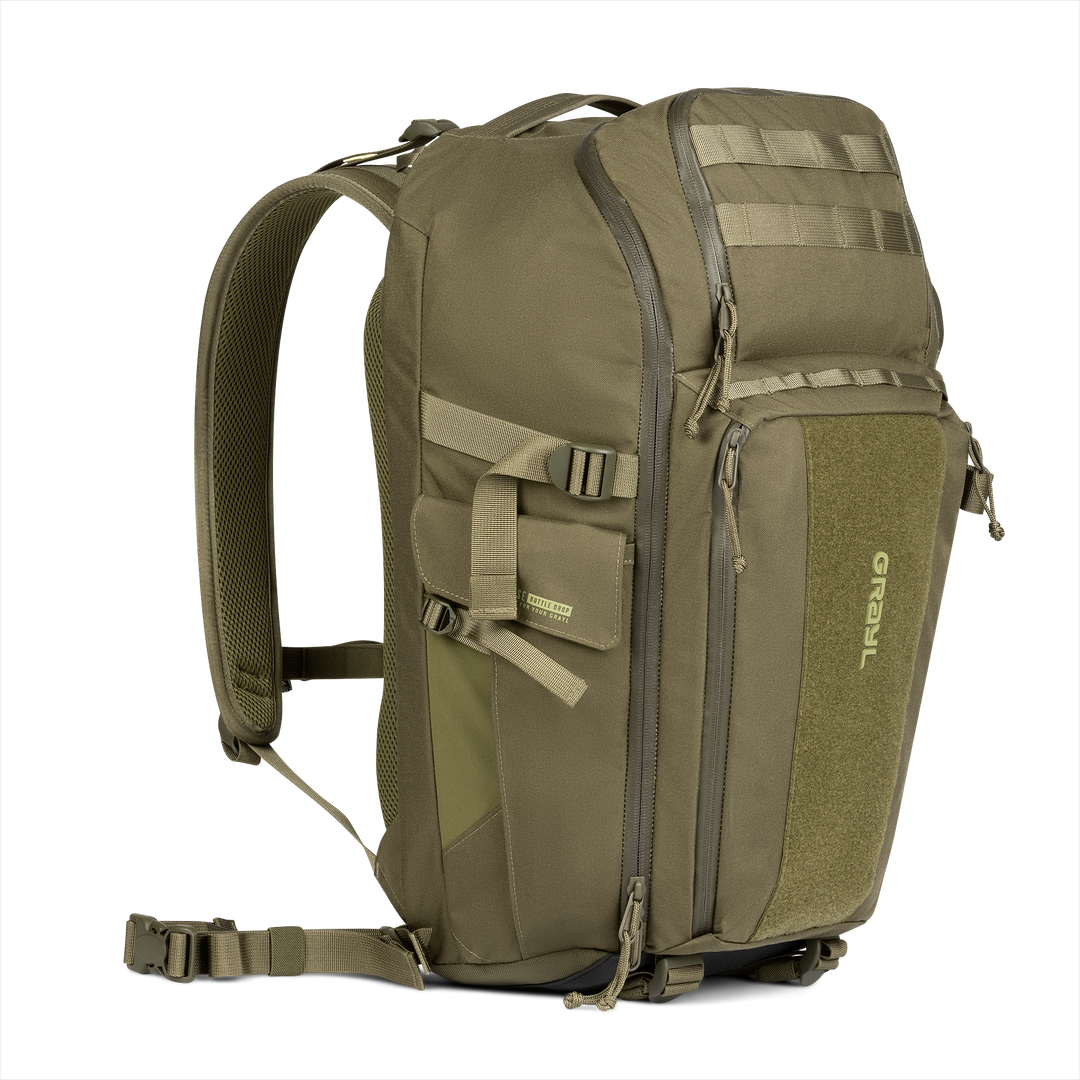 Grayl® Transport Expanse Backpack - 30L / Standard View / Olive Drab