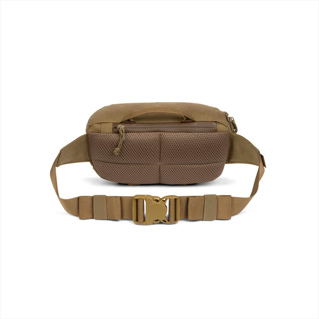 Grayl® Transport Hip Pack - 1.5L / Back View / Coyote Brown