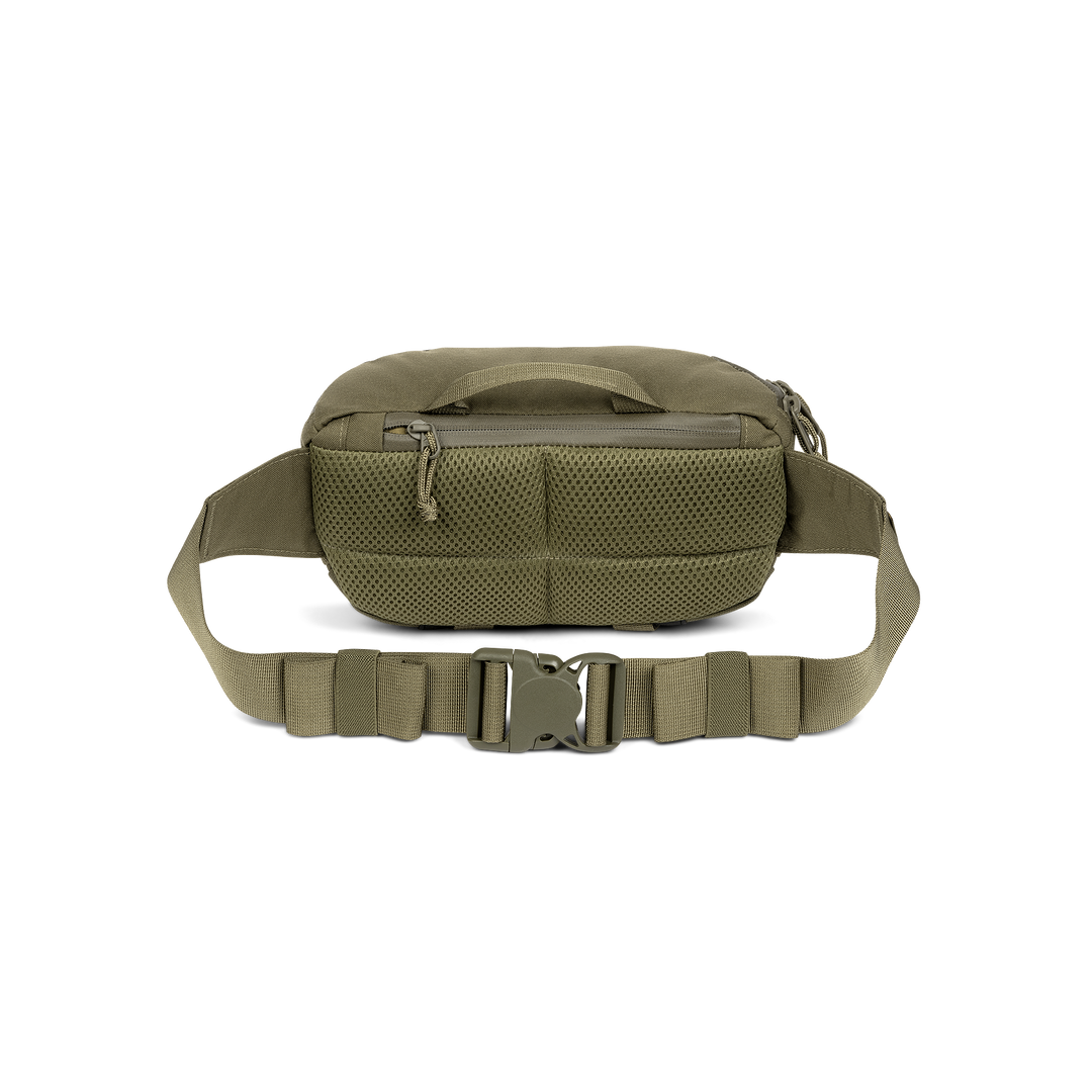 Grayl® Transport Hip Pack - 1.5L / Back View / Olive Drab