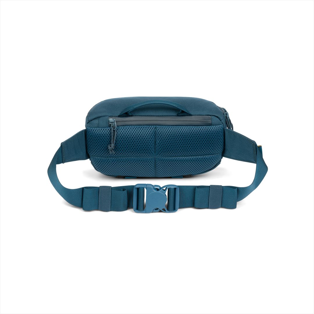 Grayl® Transport Hip Pack - 1.5L / Back View / Wander Blue