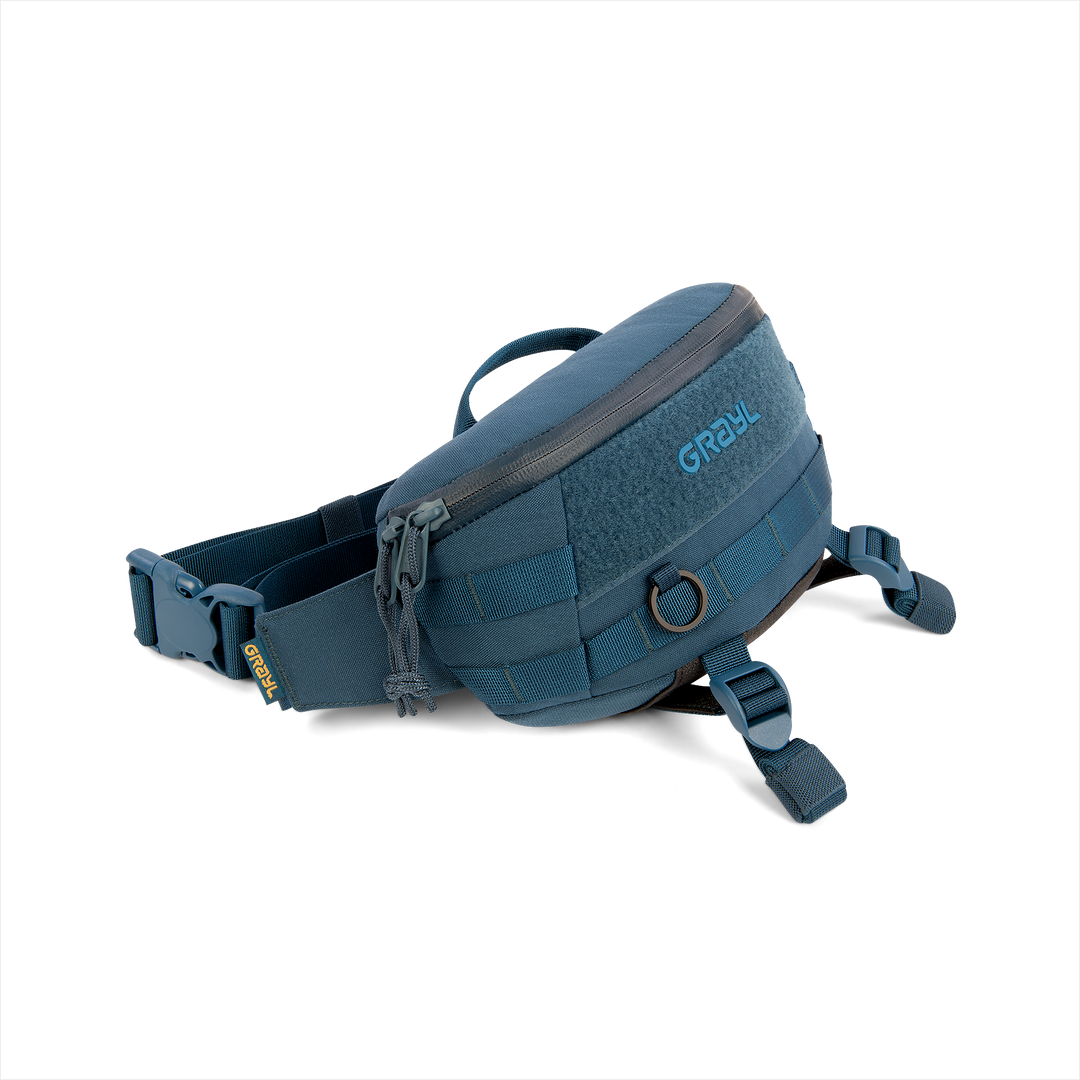 Grayl® Transport Hip Pack - 1.5L / Standard View / Wander Blue