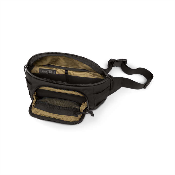 Grayl® Transport Hip Pack - 2L / Open View / Covert Black