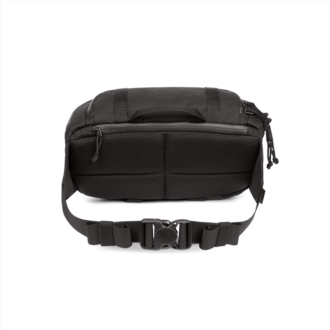 Grayl® Transport Hip Pack - 4L / Back View / Covert Black