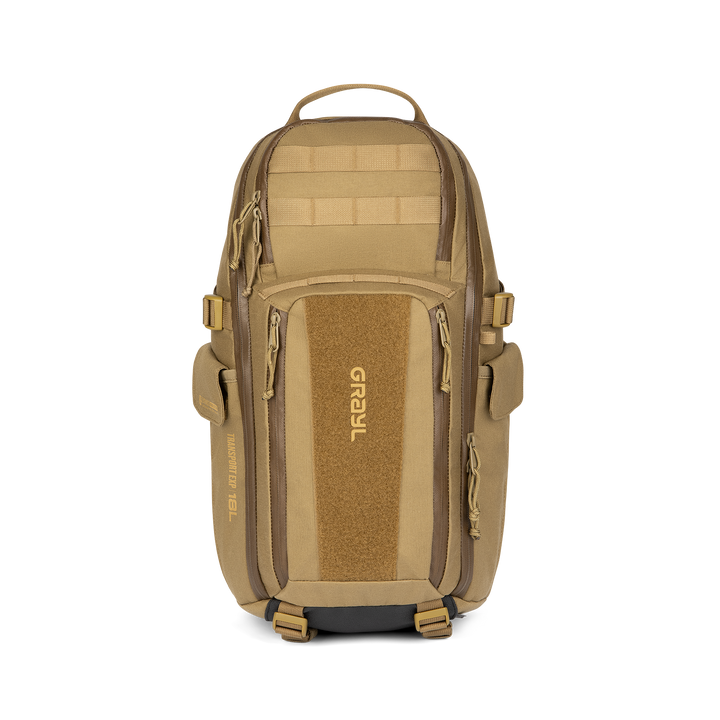 Grayl® Transport Expanse Sling Daypack - 18L / Straight View / Coyote Brown