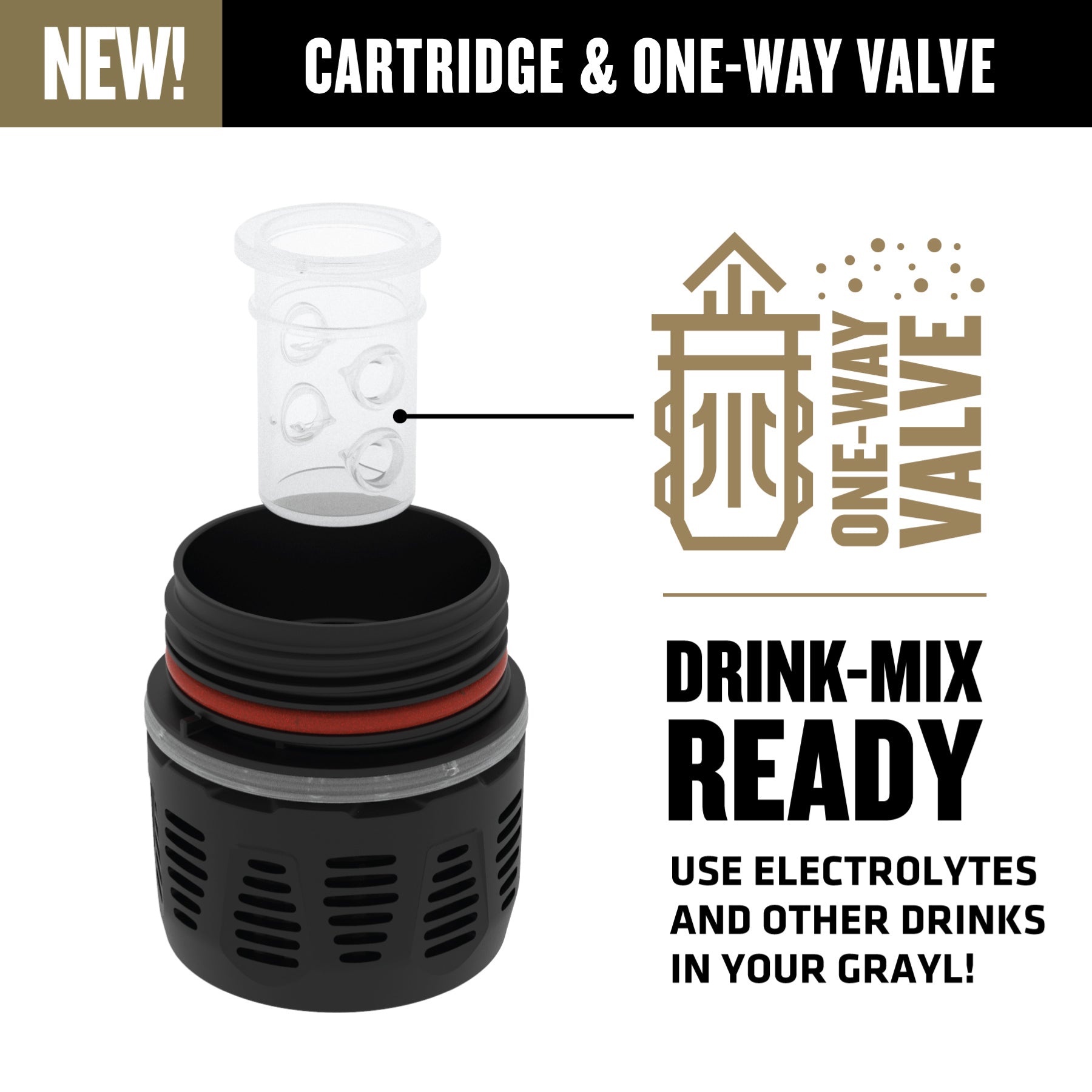 16.9oz UltraPress® Ti Filter & Purifier Water Bottle - Covert