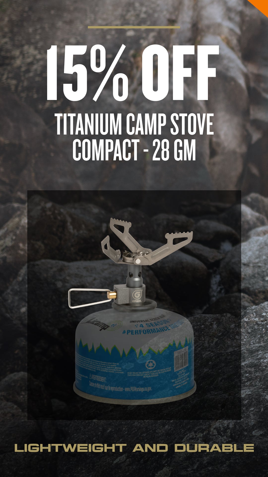 Ti Camp Stove