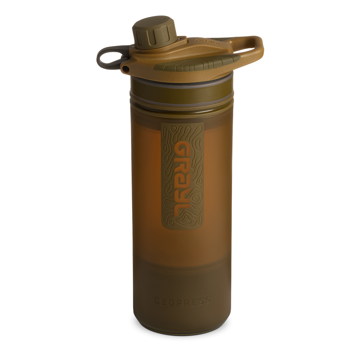 GRAYL 24oz GeoPress Purifier in Coyote Brown