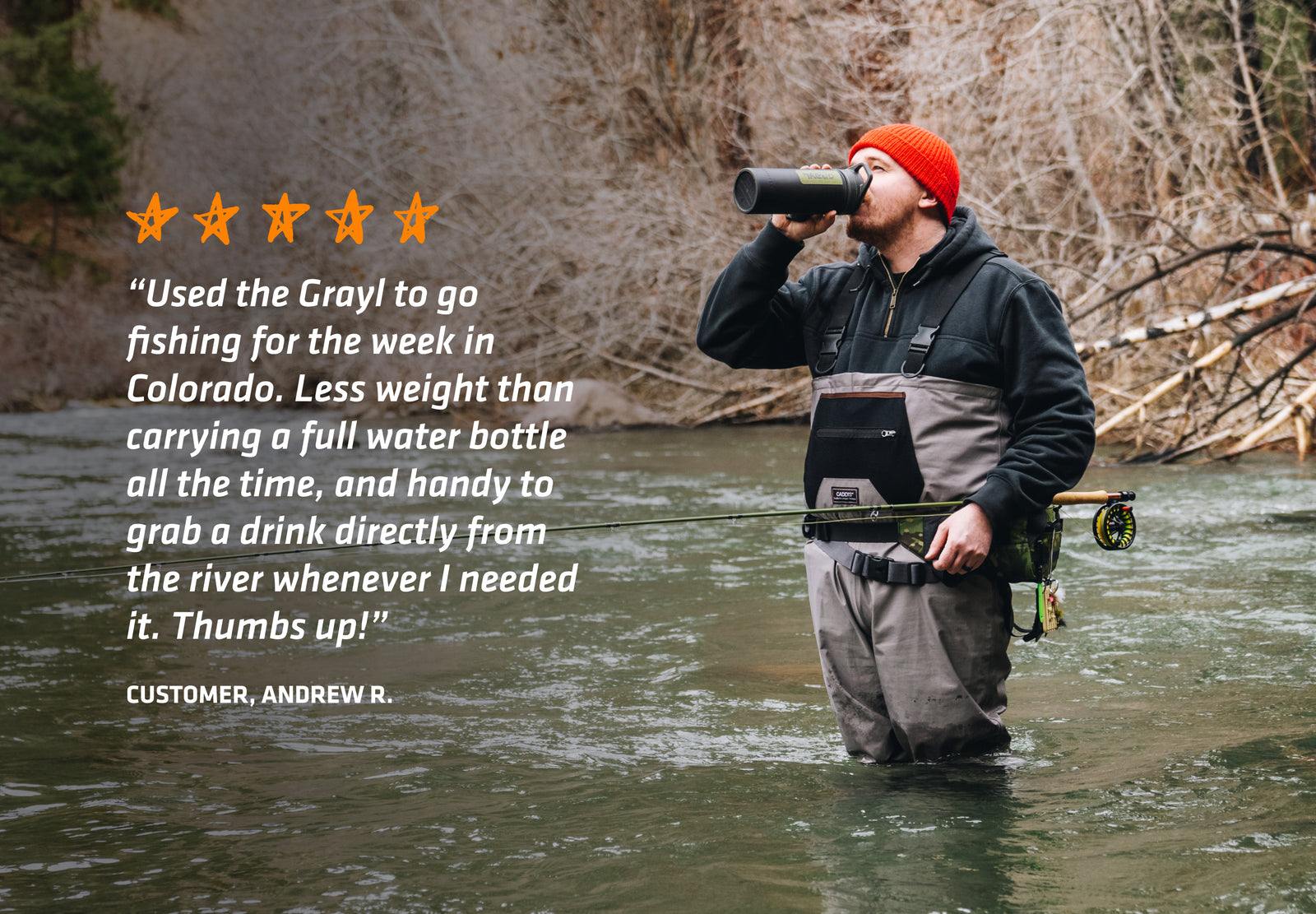 GeoPress® is great for any activity near a water source.