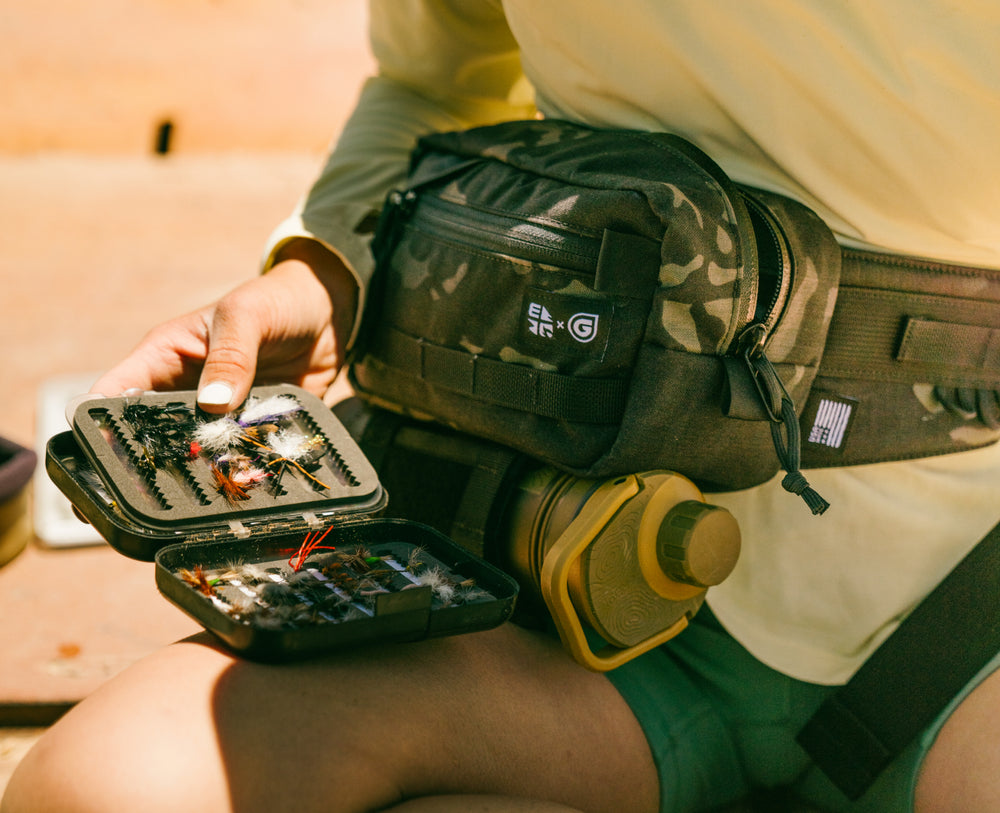 Take the BottleLock™ Hip Pack out on your next fishing adventure.