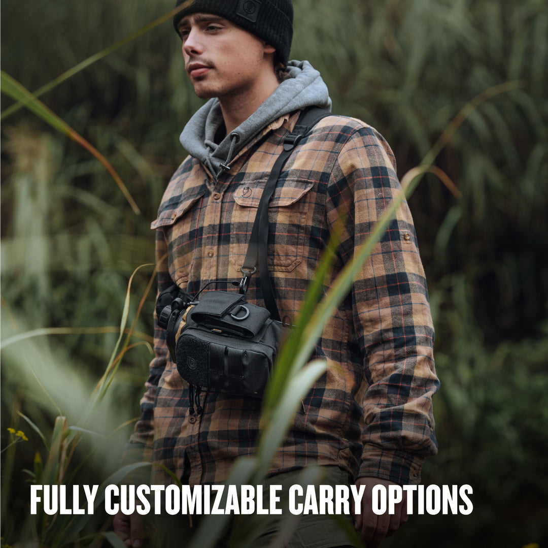 Grayl® Mission Water Bottle Sling / Fully Customizable Carry Options / Covert Black / Coyote Brown / Olive Drab / Wander Blue