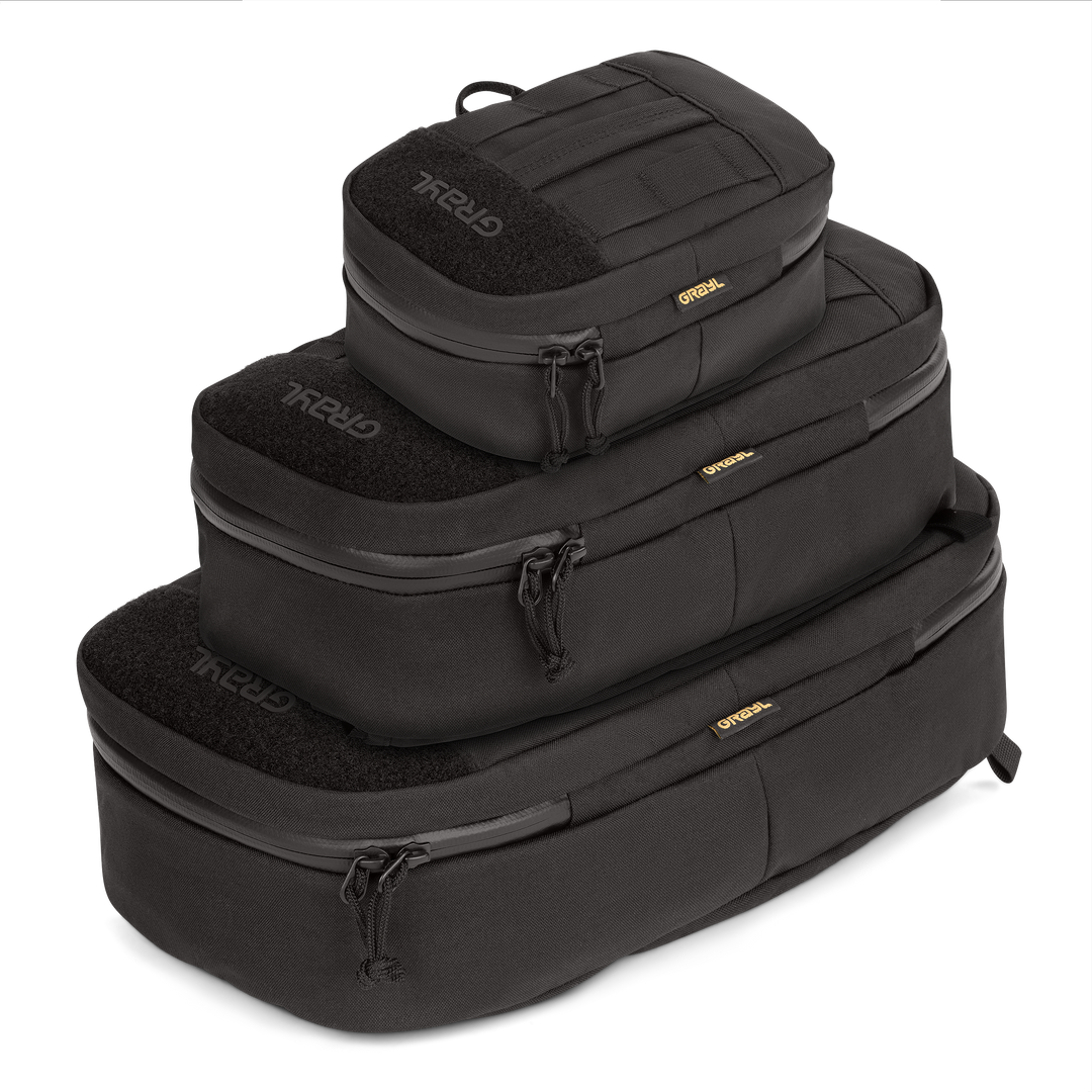 Grayl® Mission Packing Carry Pouch - Bundle / Standard View / Covert Black