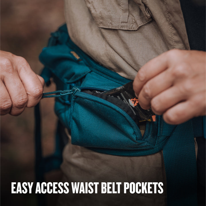 Grayl® Mission Hip Pack / Easy Access Waist Belt Pocket / Covert Black / Coyote Brown / Olive Drab / Wander Blue