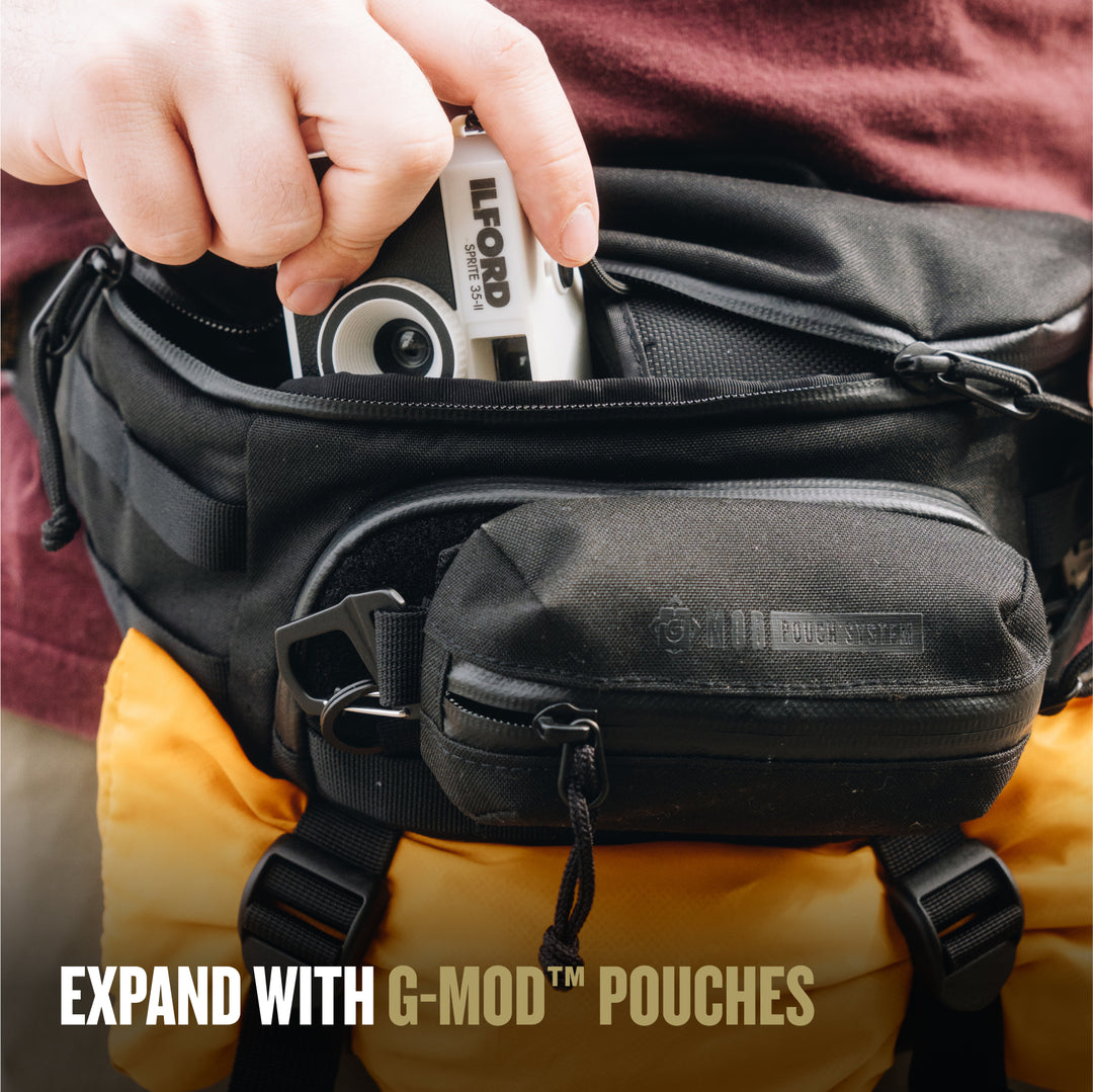 Grayl® Transport Hip Pack & Crossbody Sling / Expand With G-MOD Pouches / Wander Blue / Covert Black / Coyote Brown / Olive Drab