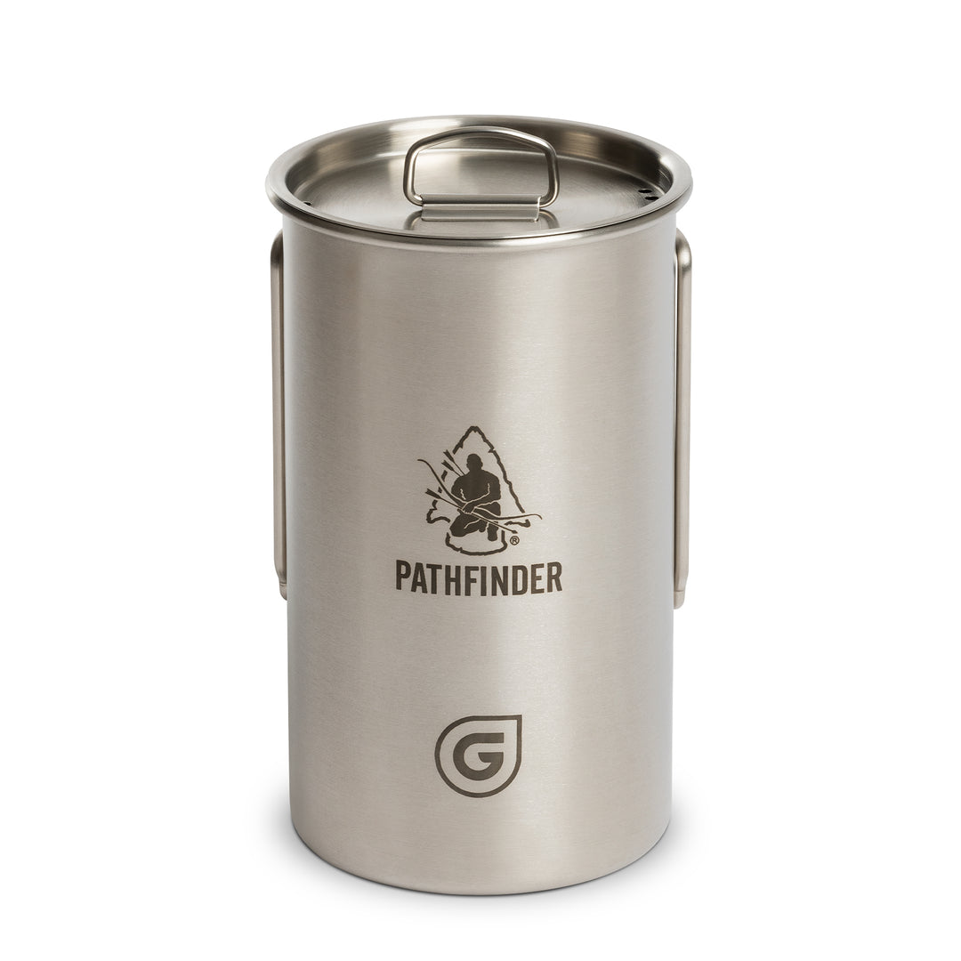 30oz Pathfinder xGrayl Geopress Stainless Steel Nesting Cup & Lid